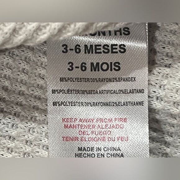 RZ By Rachel Zoe Animal Print Dress With Long Knee Socks Infant Girl 3-6 M - Picture 4 of 9